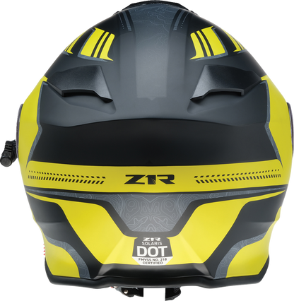 Z1R Solaris 2.0 Helmet - First Tracks - Electric - Dual Pane - Black/Hi-Viz - Small 0120-0838