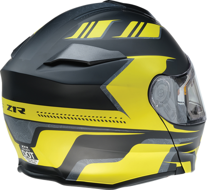 Z1R Solaris 2.0 Helmet - First Tracks - Electric - Dual Pane - Black/Hi-Viz - XL 0120-0841