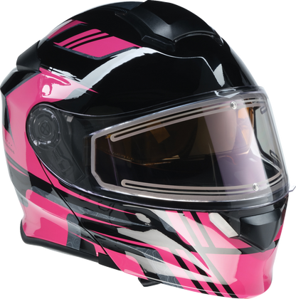 Z1R Solaris 2.0 Helmet - First Tracks - Electric - Dual Pane - Black/Pink - XS 0120-0843