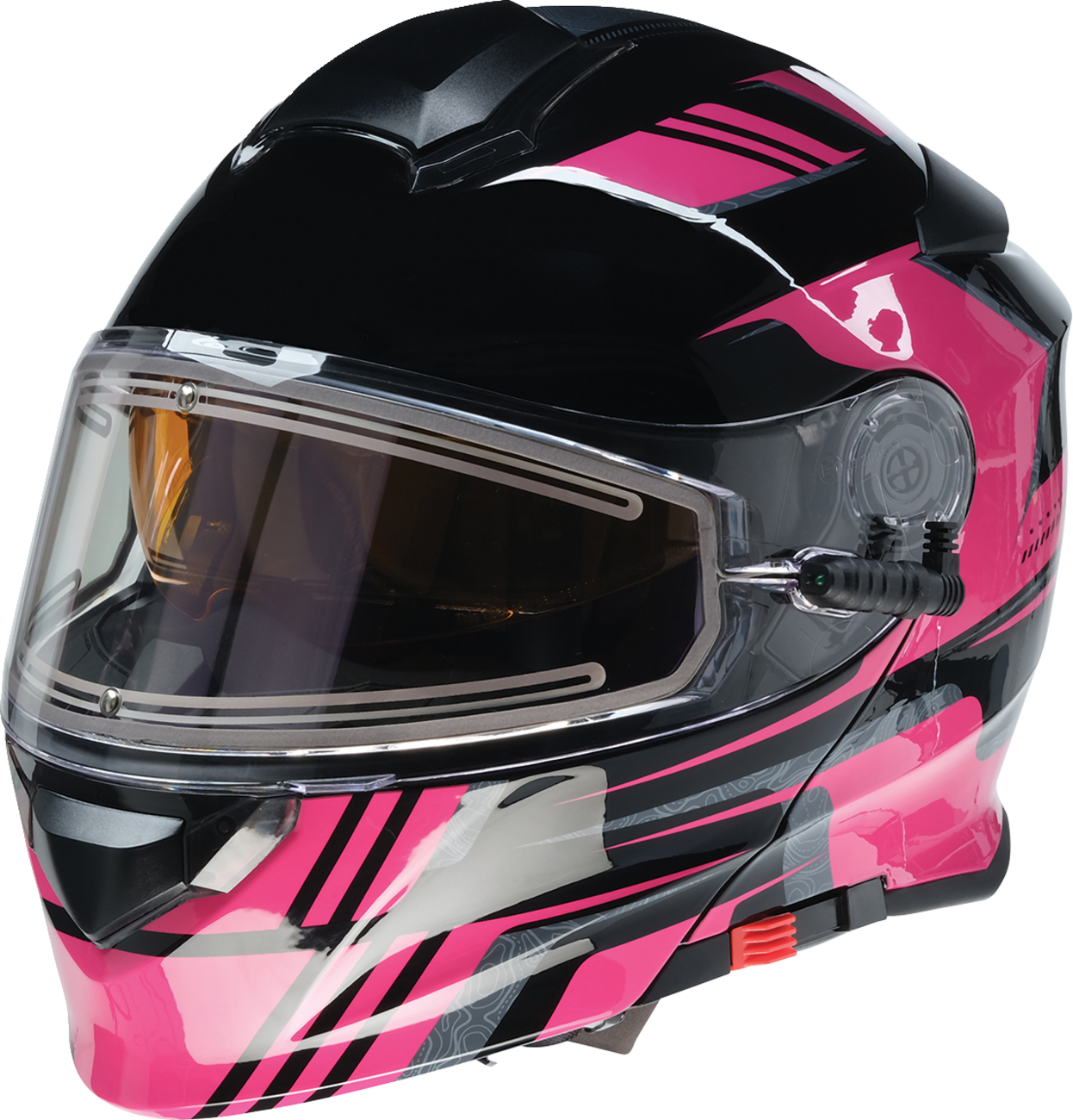 Z1R Solaris 2.0 Helmet - First Tracks - Electric - Dual Pane - Black/Pink - XL 0120-0847