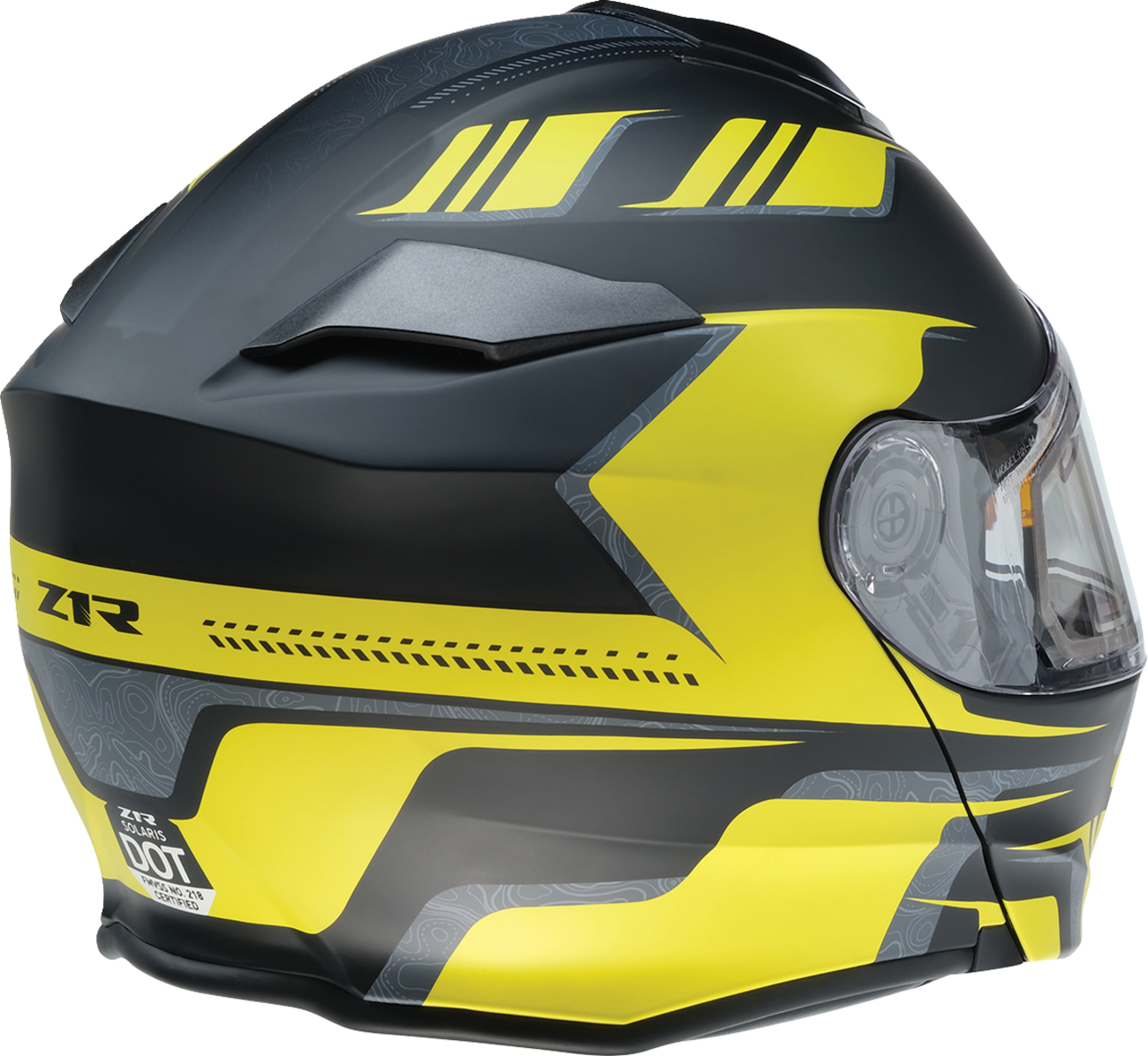 Z1R Solaris 2.0 Helmet - First Tracks - Electric - Dual Pane - Black/Hi-Viz - 2XL 0120-0842