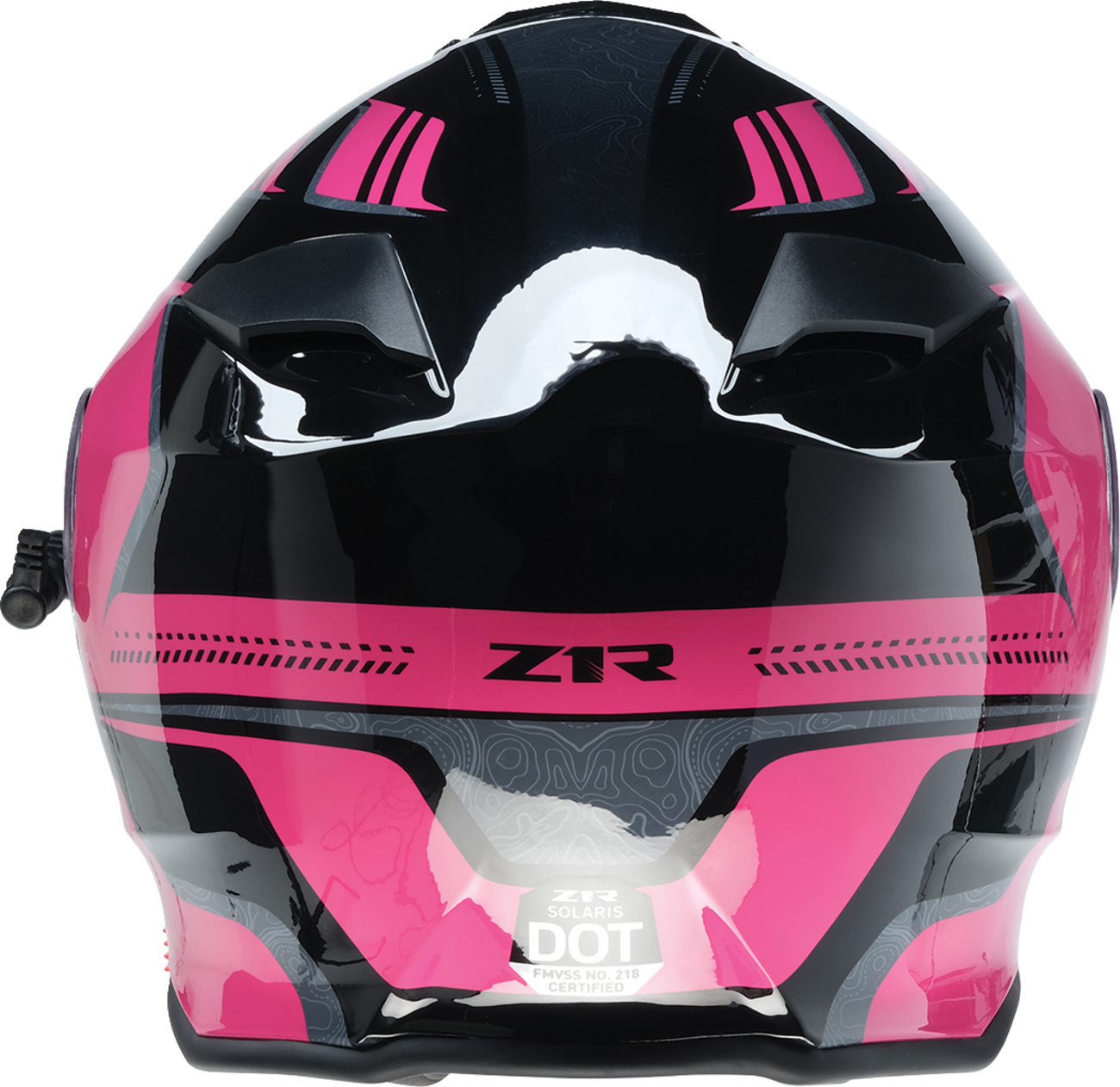 Z1R Solaris 2.0 Helmet - First Tracks - Electric - Dual Pane - Black/Pink - XL 0120-0847
