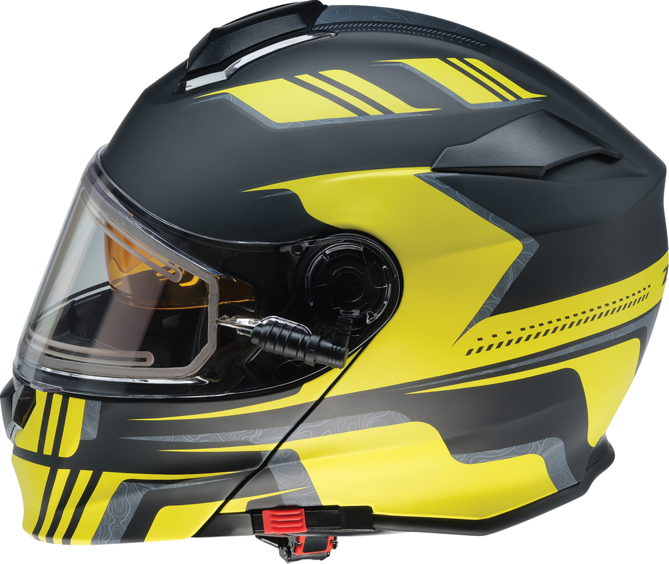 Z1R Solaris 2.0 Helmet - First Tracks - Electric - Dual Pane - Black/Hi-Viz - 2XL 0120-0842