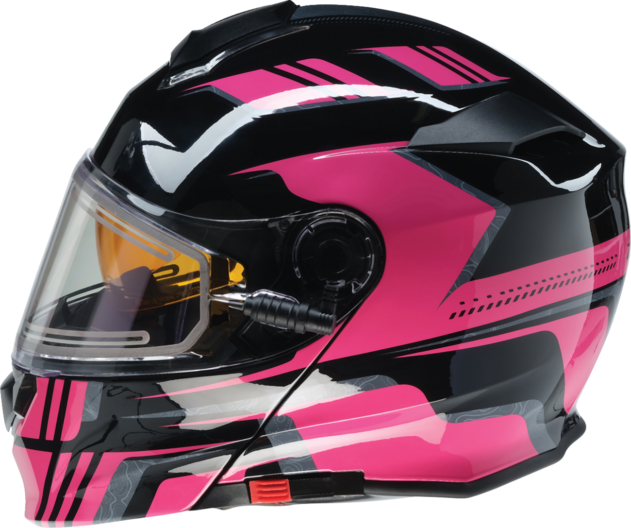 Z1R Solaris 2.0 Helmet - First Tracks - Electric - Dual Pane - Black/Pink - 2XL 0120-0848
