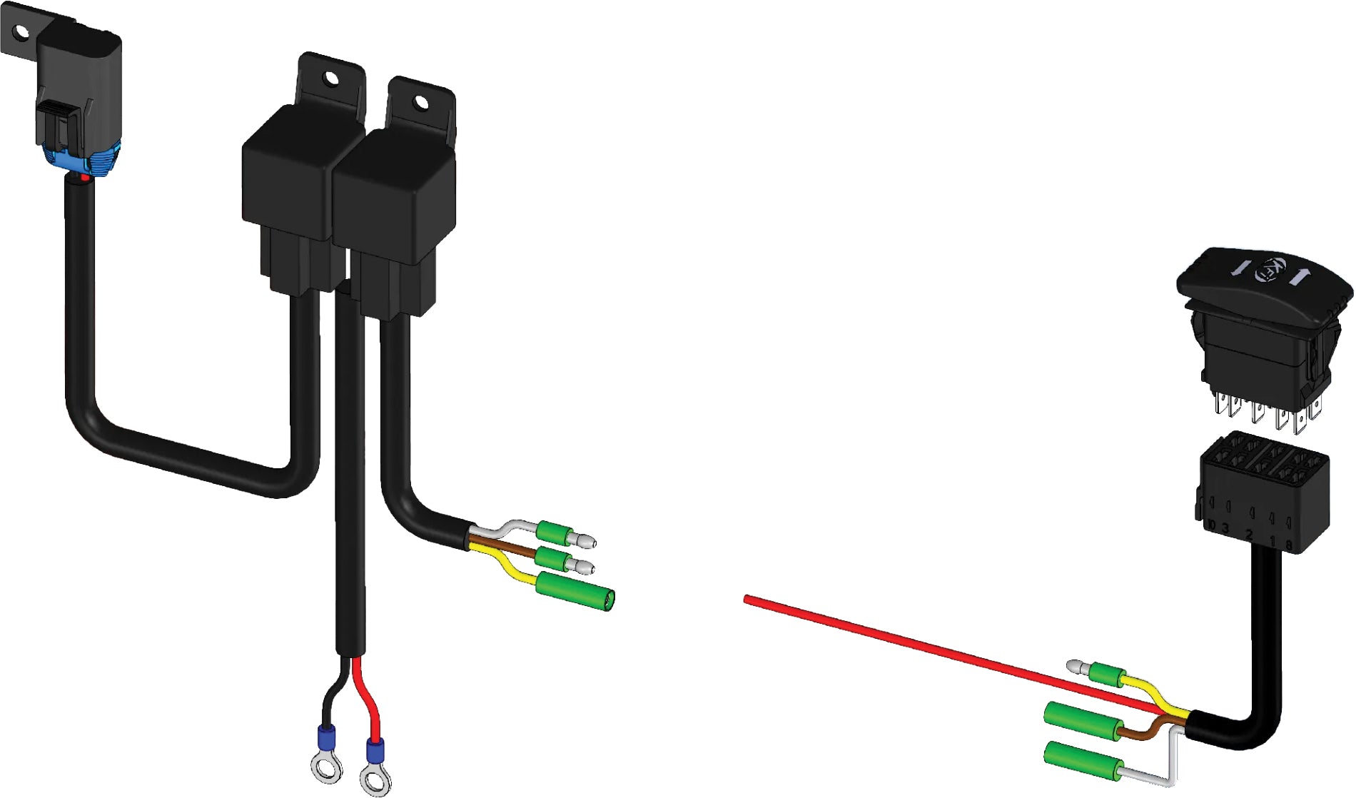 Wire Harness Hydraulic Actuator