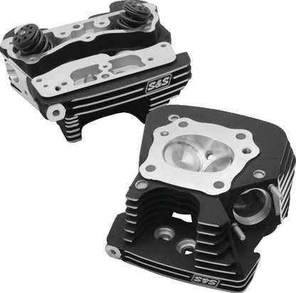 S&S Cycle 99-05 BT Super Stock 79cc Cylinder Head Kit - Wrinkle Black