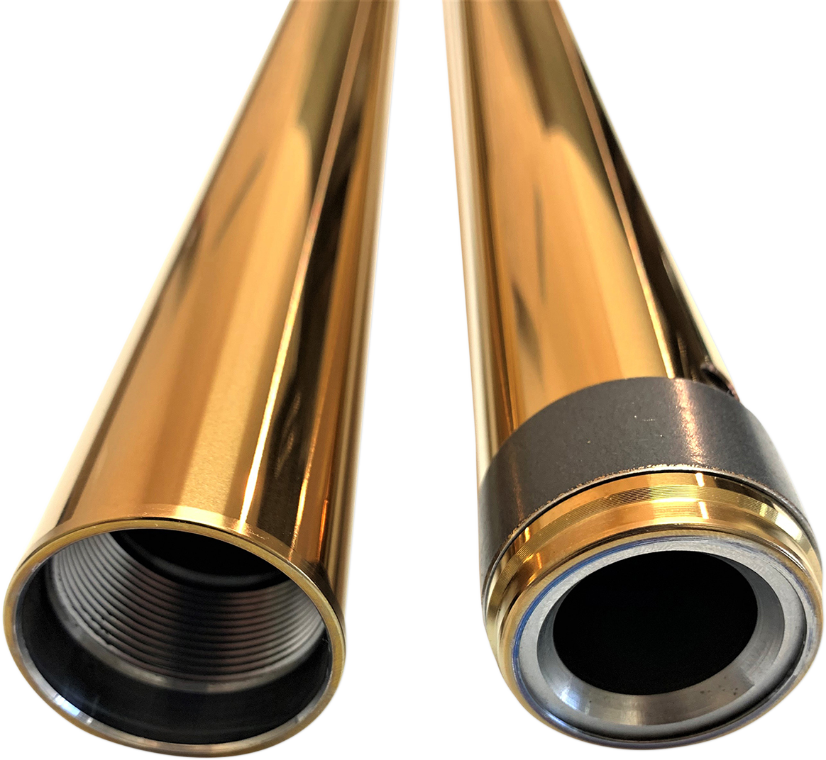 PRO-ONE PERF.MFG. Fork Tube - 39 mm - 26.25" - Gold 105030G