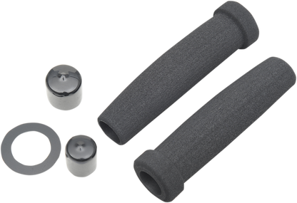 GRAB ON Classic Superbike Grips - Black MC313