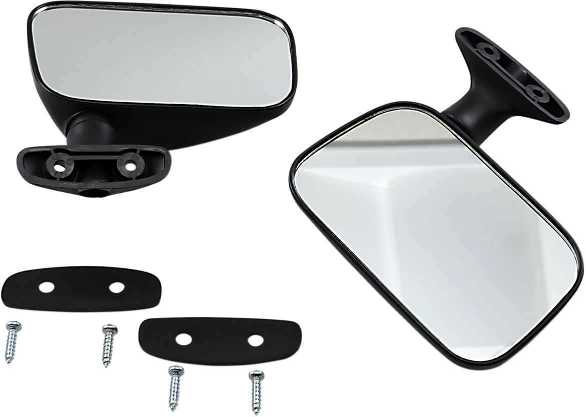PARTS UNLIMITED Mirrors - Rear View - Rectangle - Black - Pair LM4160