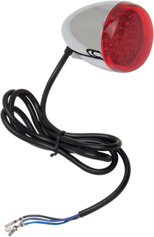 CHRIS PRODUCTS LED Turn Signal - Chrome/Red 8500R-LED