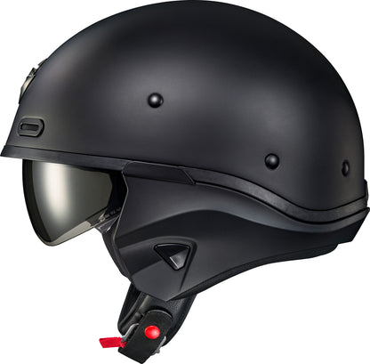 Covert X Open Face Helmet Matte Black Lg