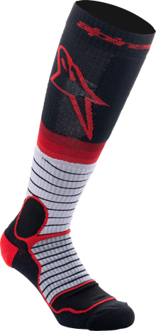 Mx Pro Socks Black/Grey/Red Sm