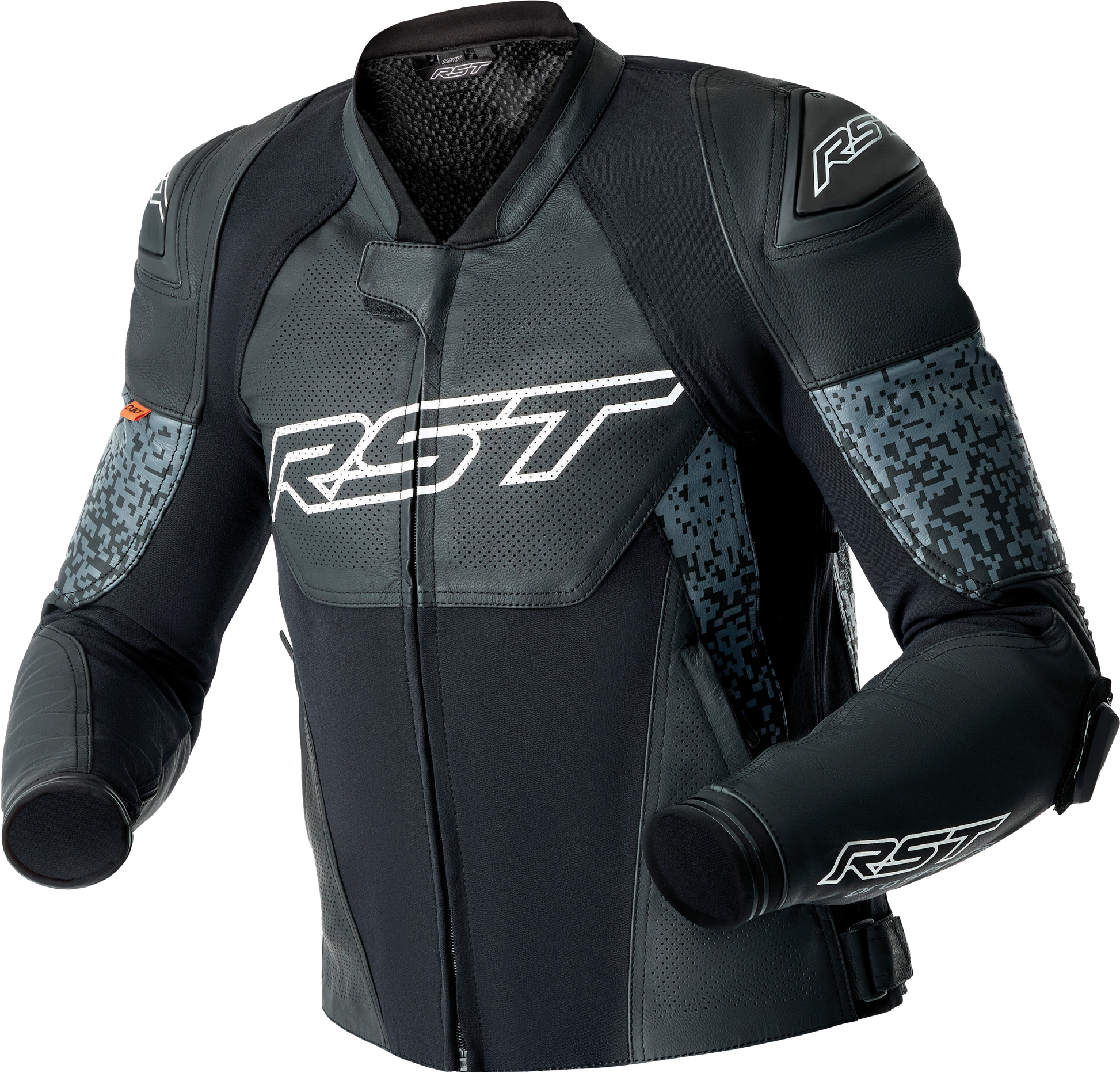 Ps Supersport K D3o Jacket Grey/Black Leather Lg