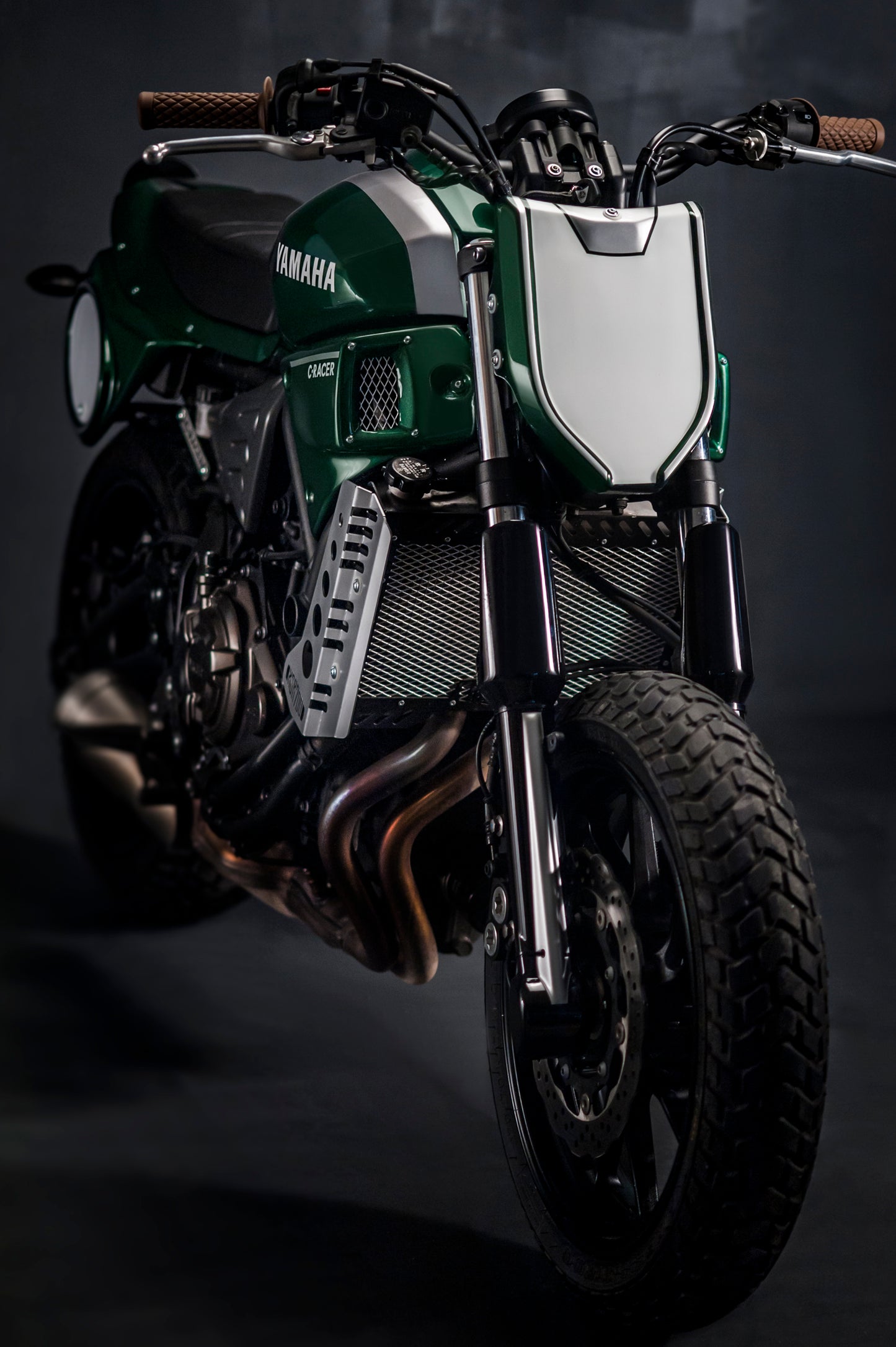 C-Racer Flat Track Headlight Mask for XSR700 (2016+)