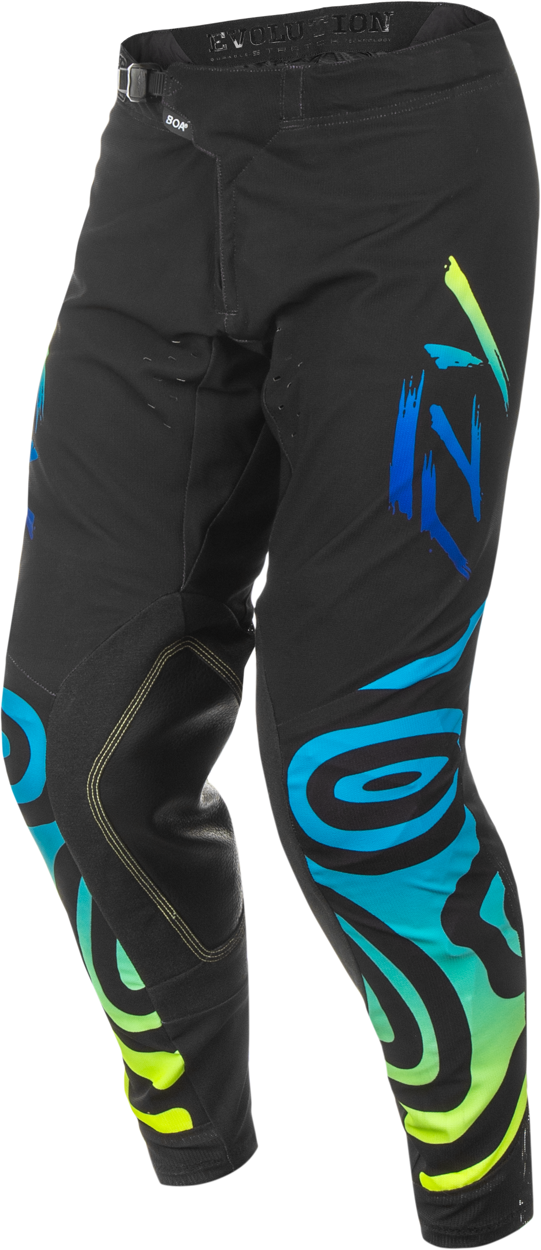 Evolution  Dst Zen Pants Black/Blue/Hi Vis Sz 34