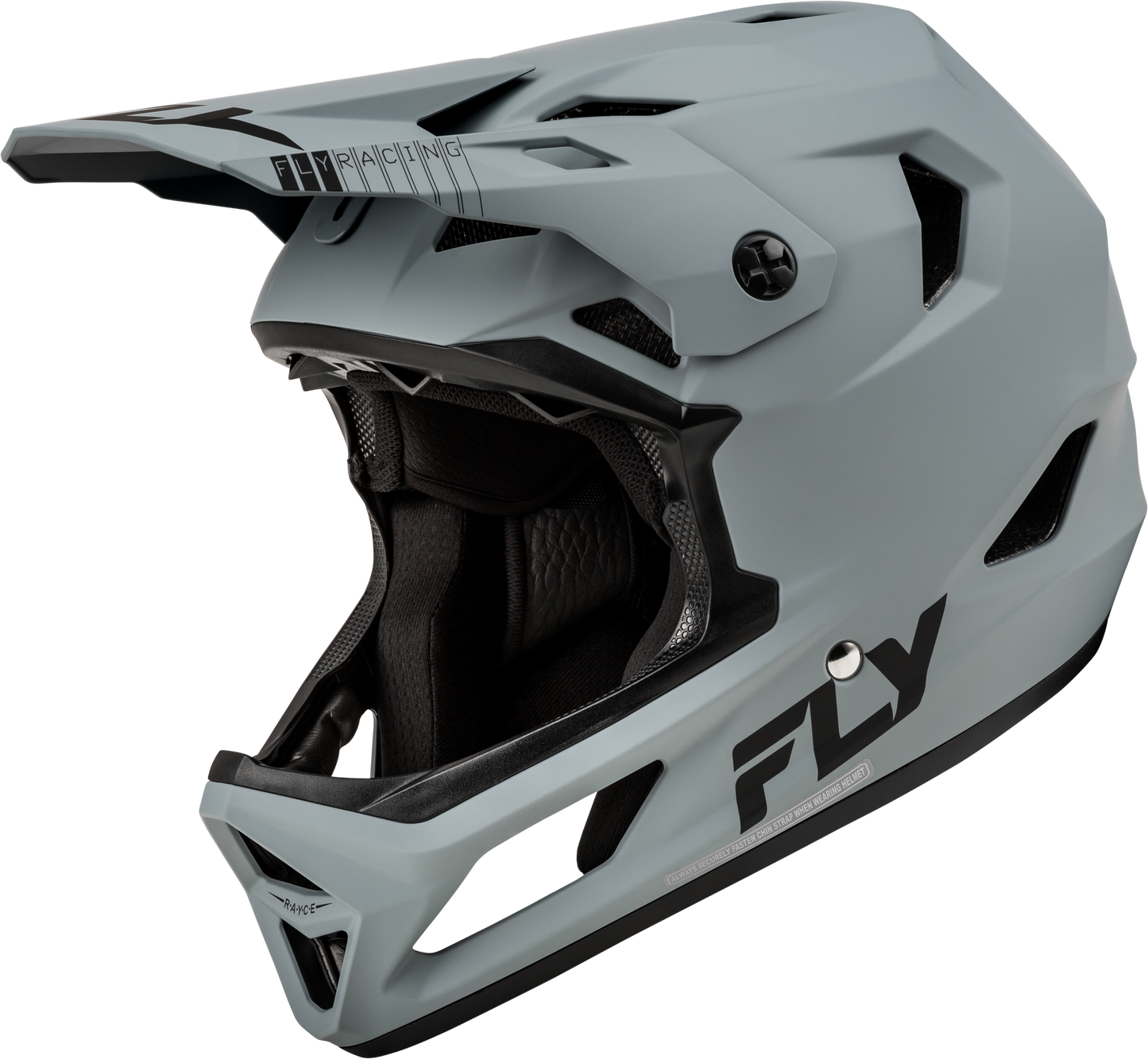 Youth Rayce Bicycle Helmet Matte Grey Ys