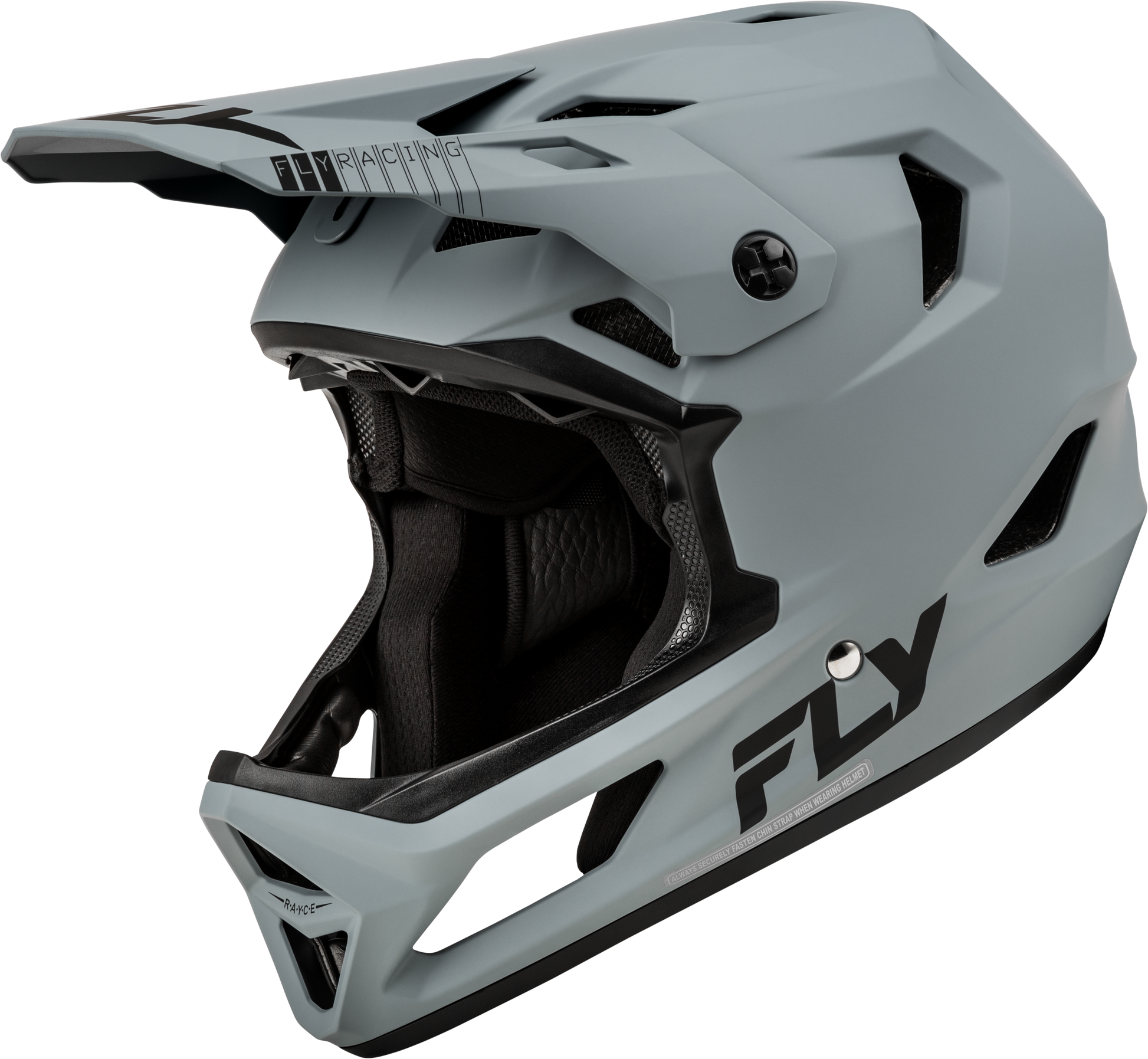 Youth Rayce Bicycle Helmet Matte Grey Ym