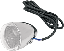 CHRIS PRODUCTS Turn Signal - Red LED - Chrome/Clear 8887C-LED-R