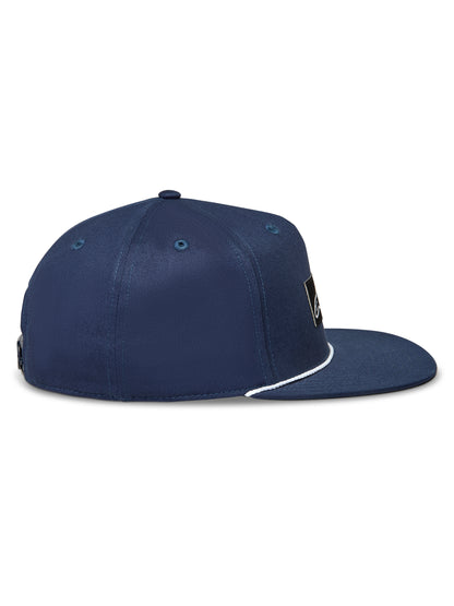 Label Snapback Hat Navy