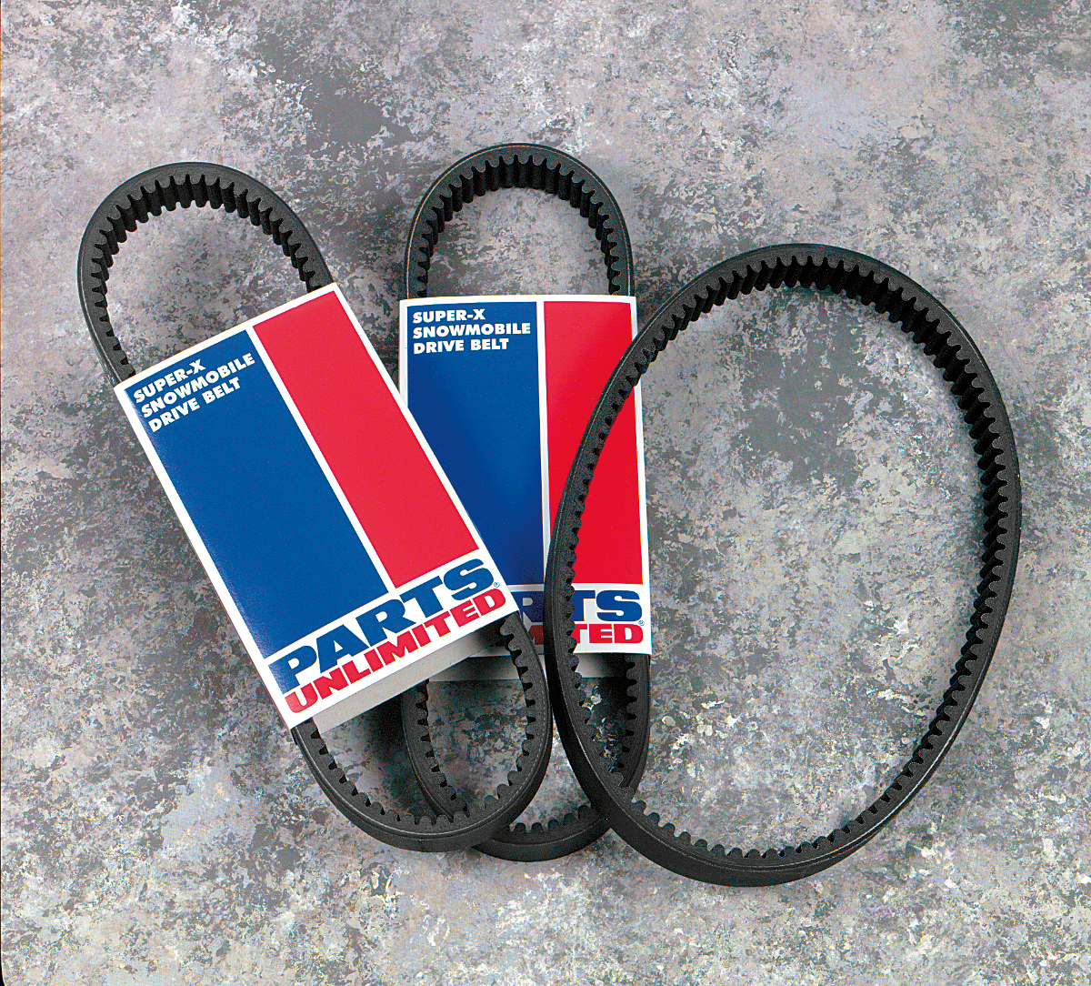 PARTS UNLIMITED Drive Belt - Super X - 1-1/4" (W) x 42-3/4" (OC) 47-3891