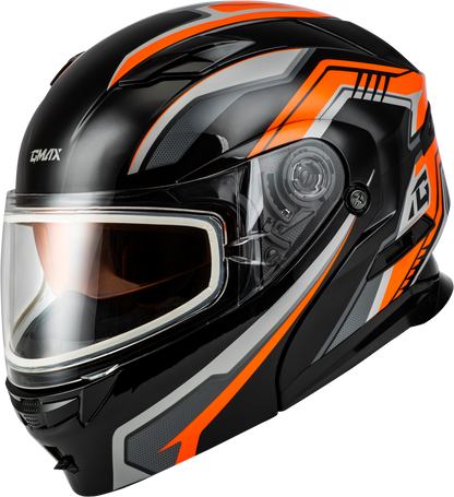 Md 01s Transistor Snow Helmet Orange/Black Md