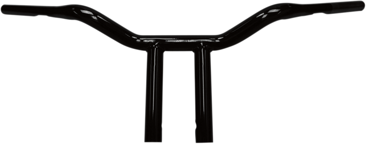 LA CHOPPERS 1-1/4" Super T Handlebar with Built-In Riser - Black LA-7333-02B