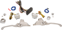 PERFORMANCE MACHINE (PM) CAN-Bus Handlebar Control Kit - Hydraulic - 9/16" Master Cylinder - Chrome 0062-4024-CH