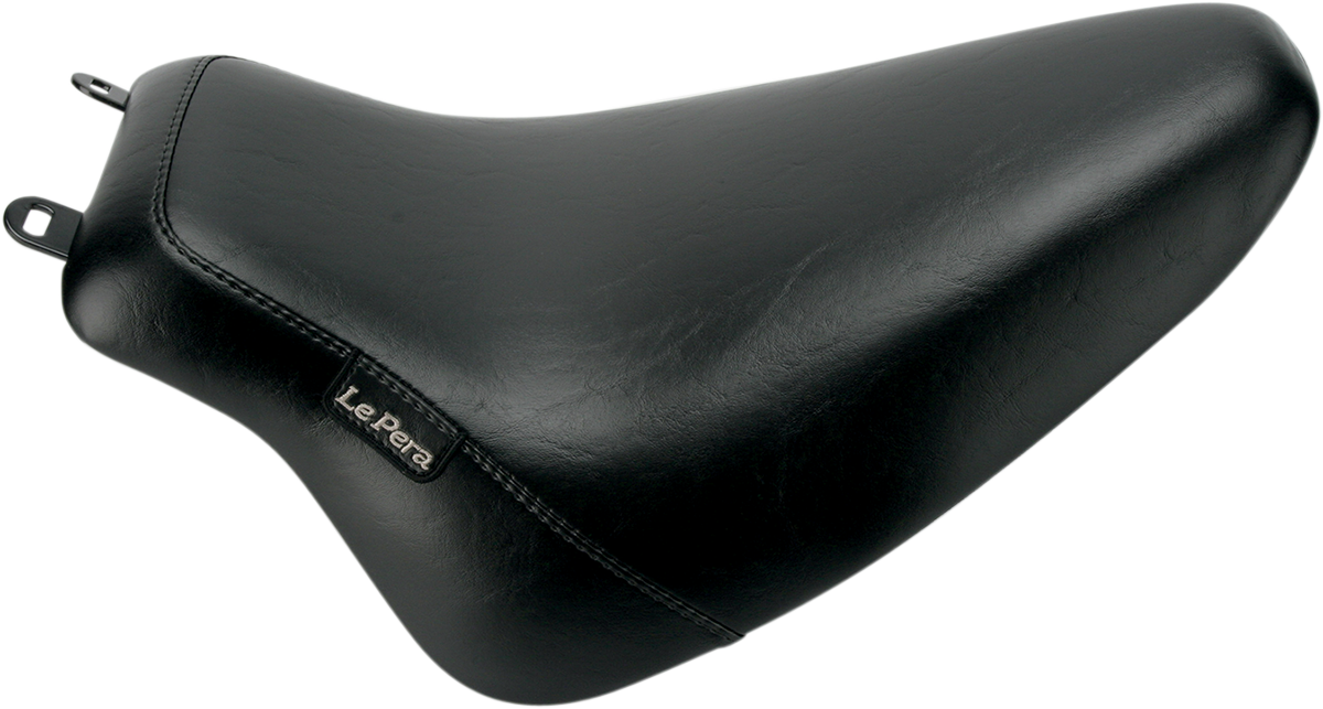 LE PERA Bare Bones Solo Seat - Smooth - Black - FL '08-'17 LXE-007