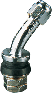 PARTS UNLIMITED Valve Stem - Angled - Chrome MC945