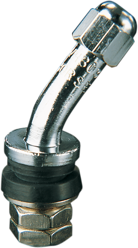 PARTS UNLIMITED Valve Stem - Angled - Chrome MC945
