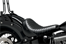 LE PERA Bare Bones Solo Seat - Pleated - Black - FLS/FXS '11-'15 LKS-007PT