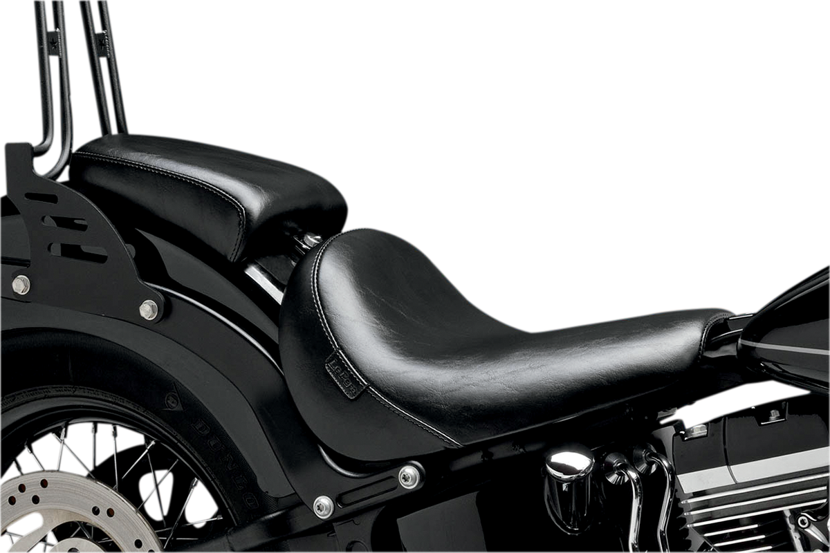 LE PERA Bare Bones Pillion Pad - Smooth - Black - FXS/FLS '11-'17 LKS-007P