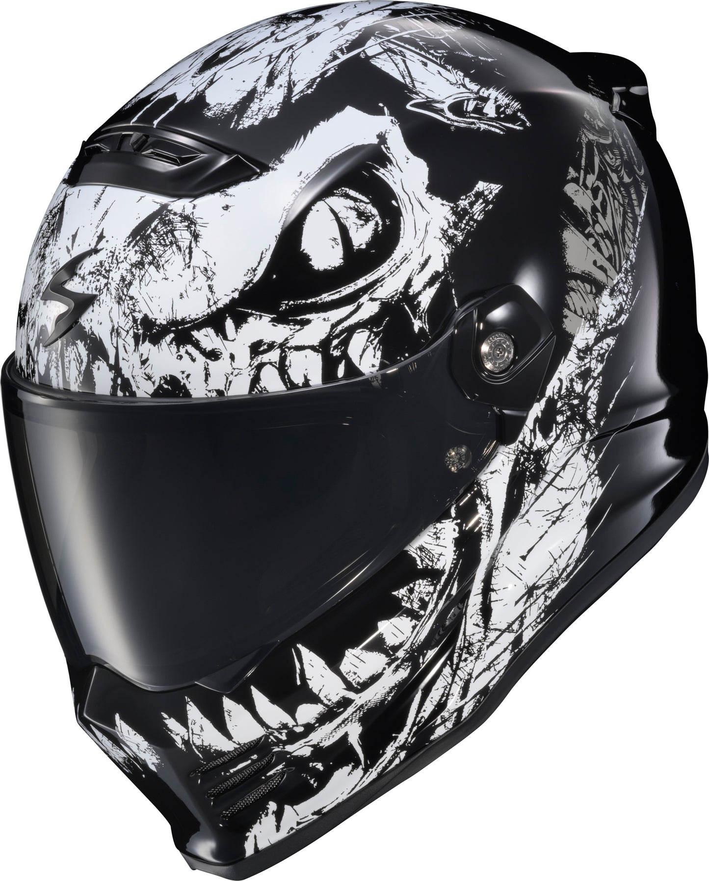 Covert Fx Full Face Helmet Caiman Gloss Black Md