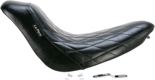 LE PERA Bare Bones Solo Seat - Diamond Stitch - Black - Softail '06-'17 LK-007DM