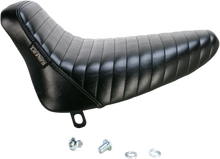 LE PERA Bare Bones Solo Seat - Pleated - Black - Softail '84-'99 LN-007PT