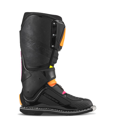 Sg12 Le Boots Black/Orange/Pink Sz 11