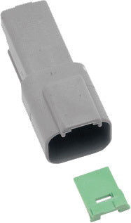 2 Wire Grey Deutsch Rcptcl & Wdglck Hd# 72122 94gy