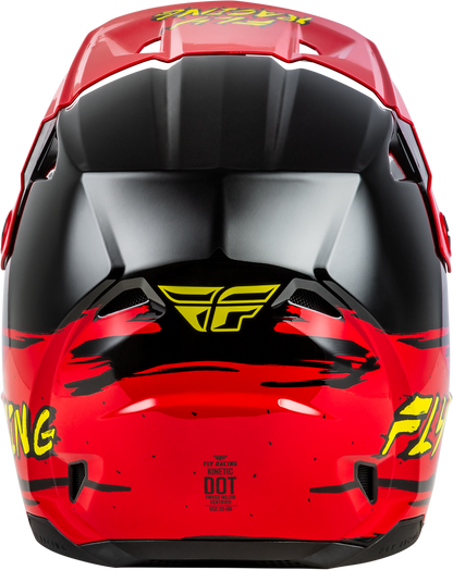 Youth Kinetic Surge Helmet Black/Red/Yellow Ym