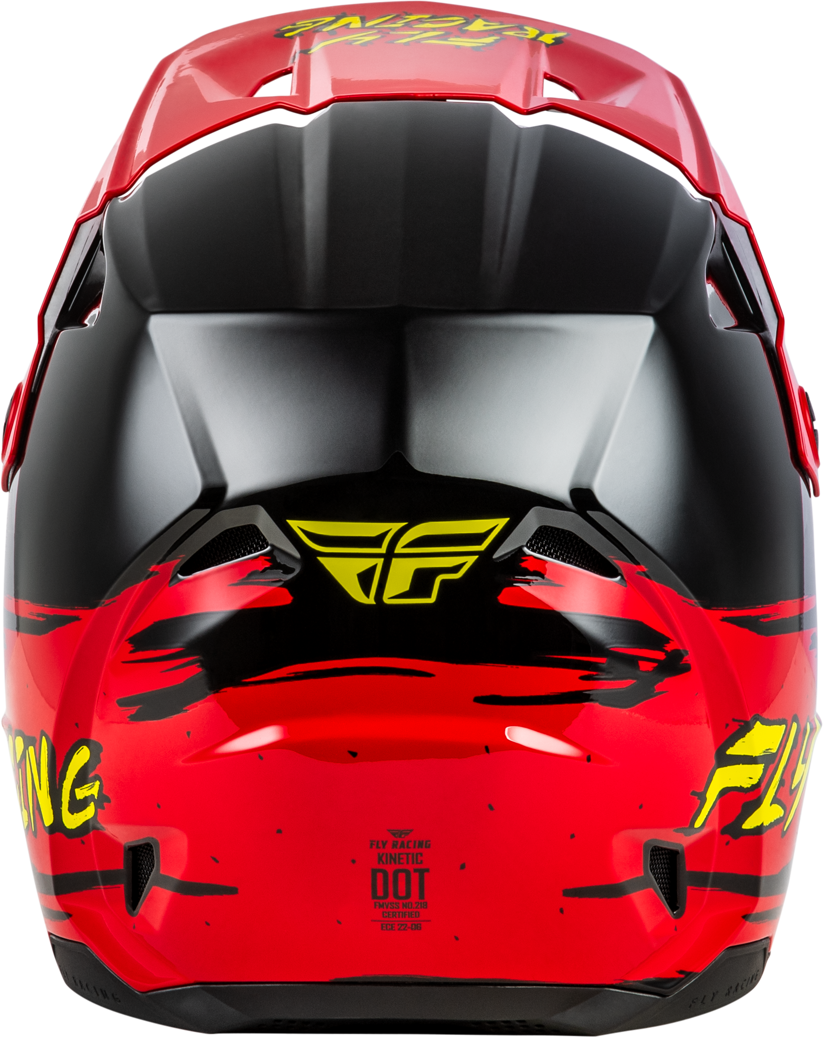 Youth Kinetic Surge Helmet Black/Red/Yellow Yl