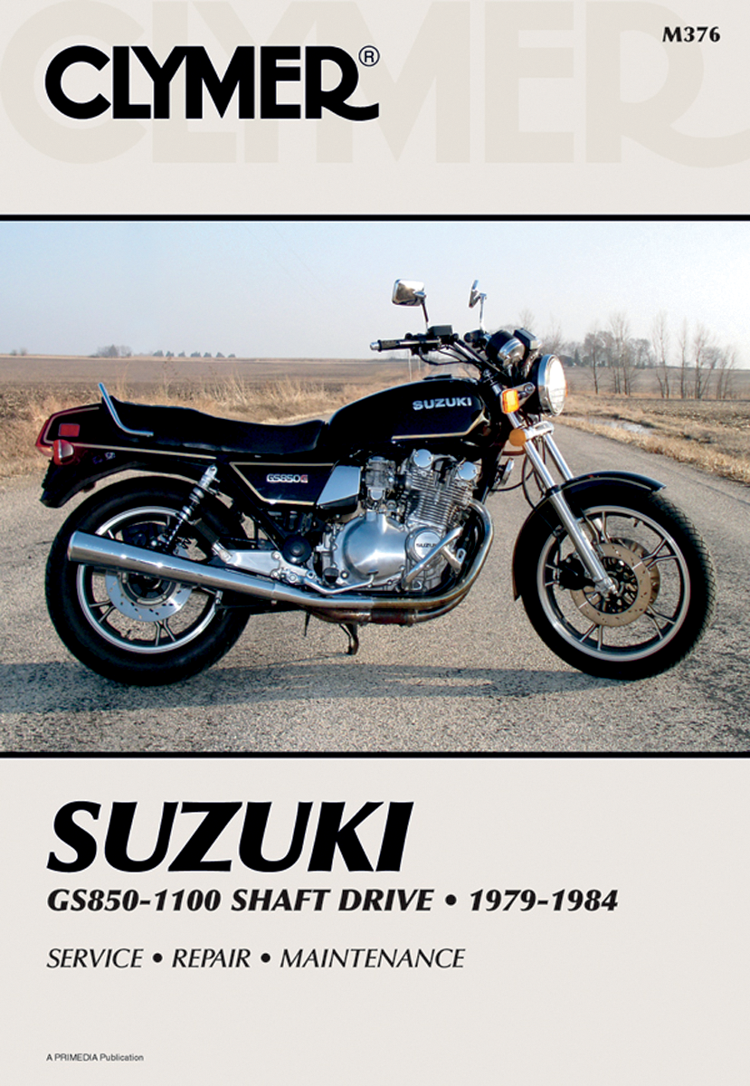 CLYMER Manual - Suzuki - GS850G / GS1000G / GS1100G Shaft Drive CM376