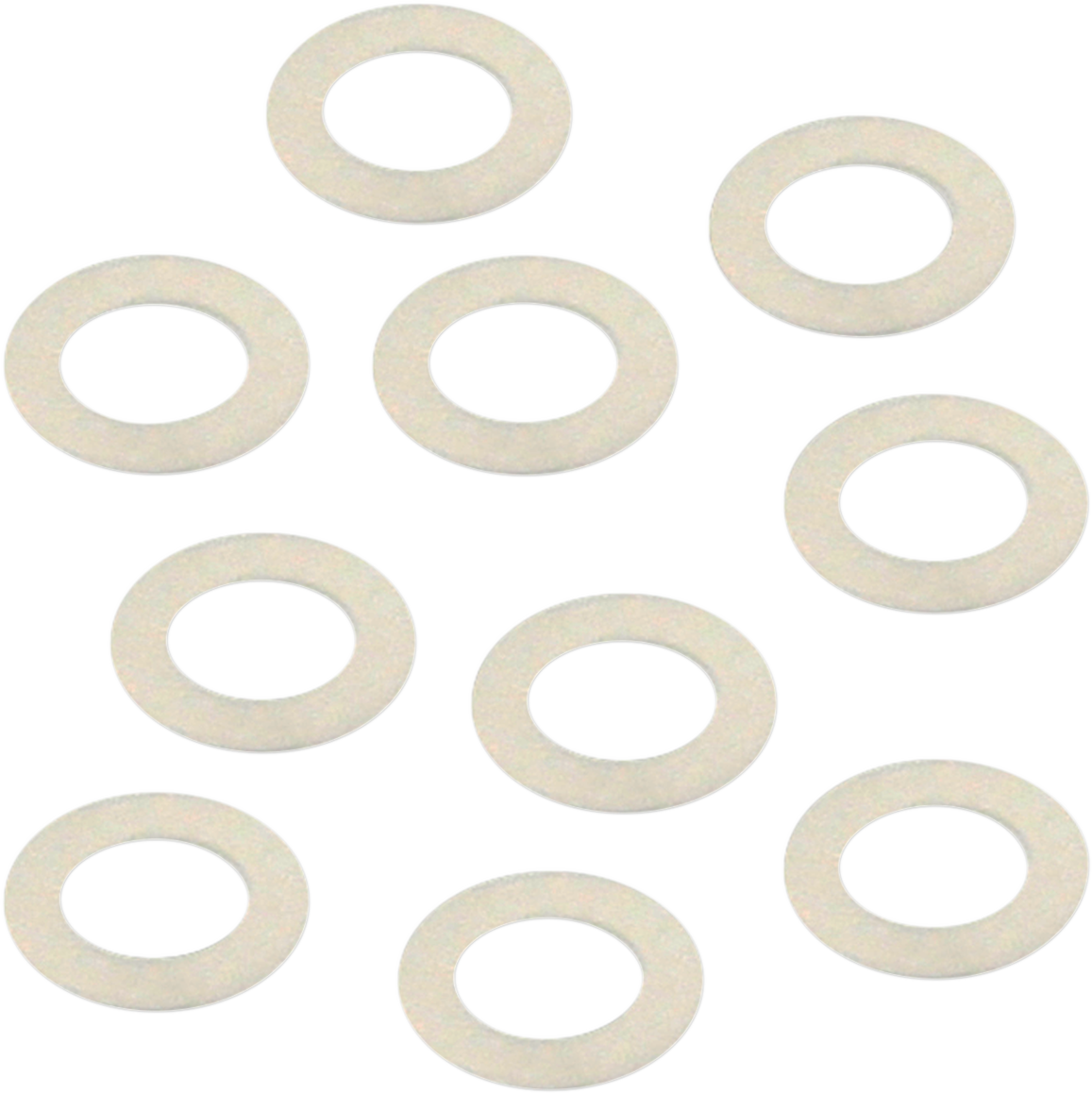 S&S CYCLE Throttle Shaft Nylon Flat Washers - 10-Pack 50-7072