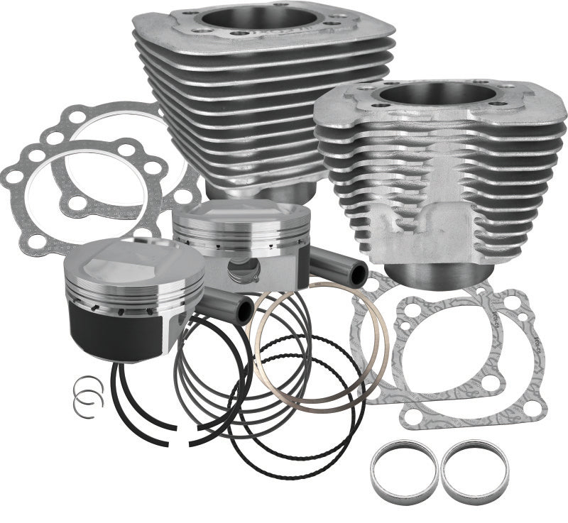 S&S Cycle 86-21 Sportster Models High Compression 1250cc Conversion Kit - Silver