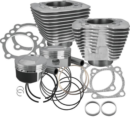 S&S Cycle 86-21 Sportster Models High Compression 1250cc Conversion Kit - Silver