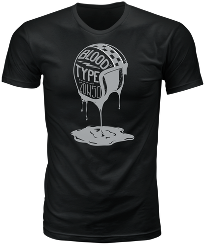 Blood Type Tee Black 3x