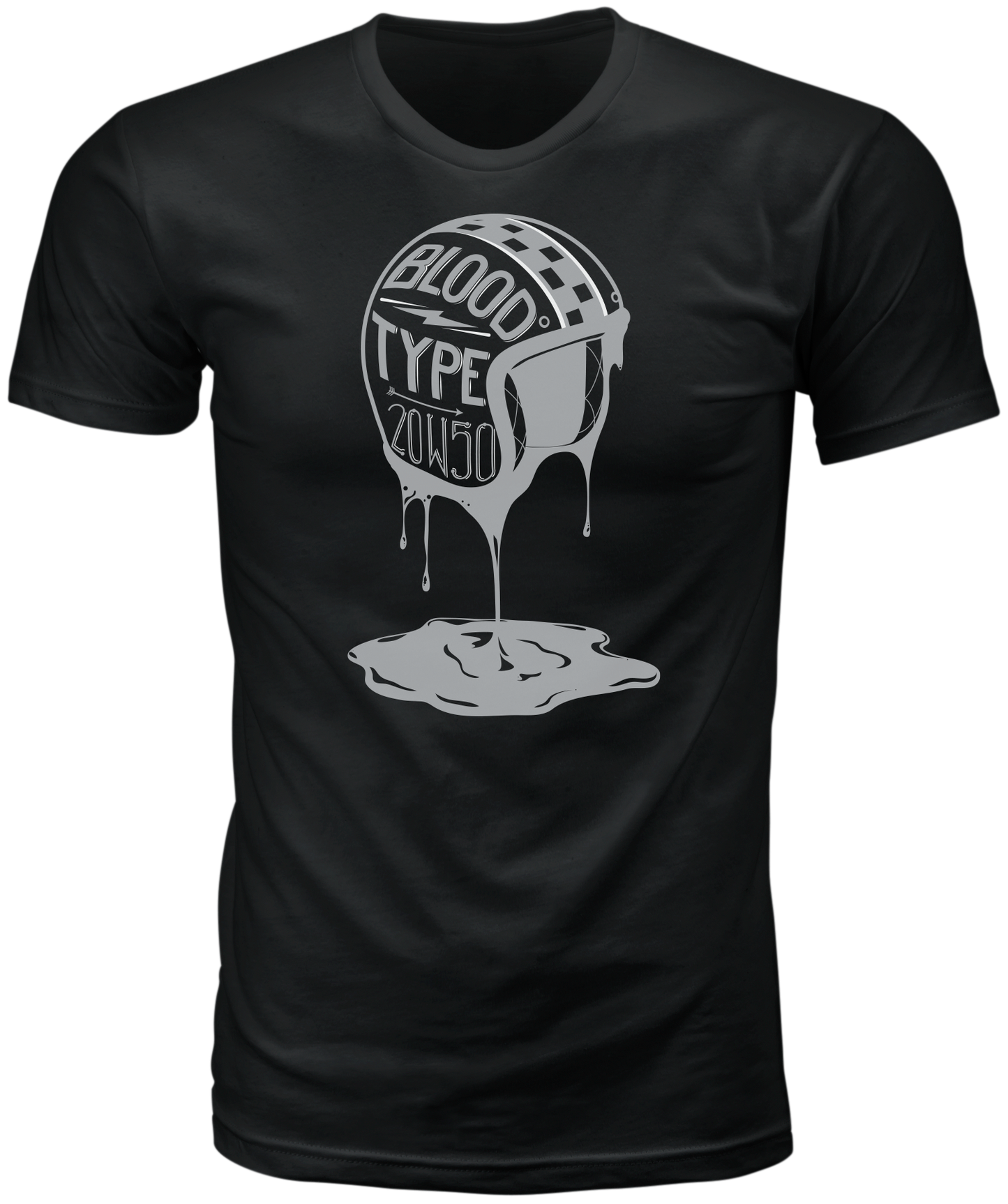 Blood Type Tee Black 2x