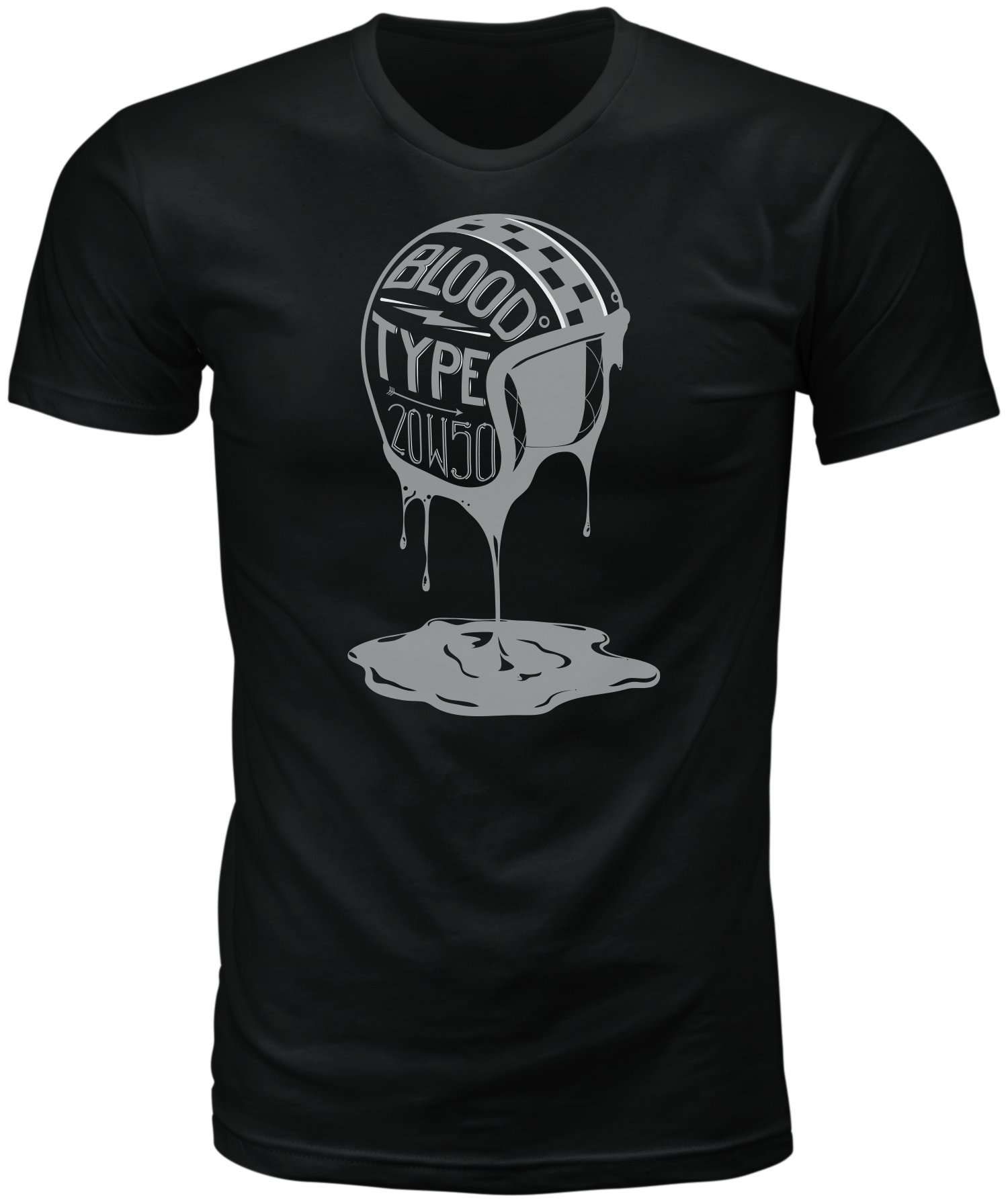 Blood Type Tee Black 2x