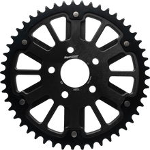 Stealth 53t Rear Sprocket Blk Alum Car  Blk Steel Teeth