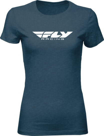 Women's Fly Corporate Tee Indigo Lg