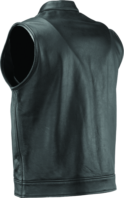 Kuryakyn Leather By River Road Vandal Club Vest Black - Small