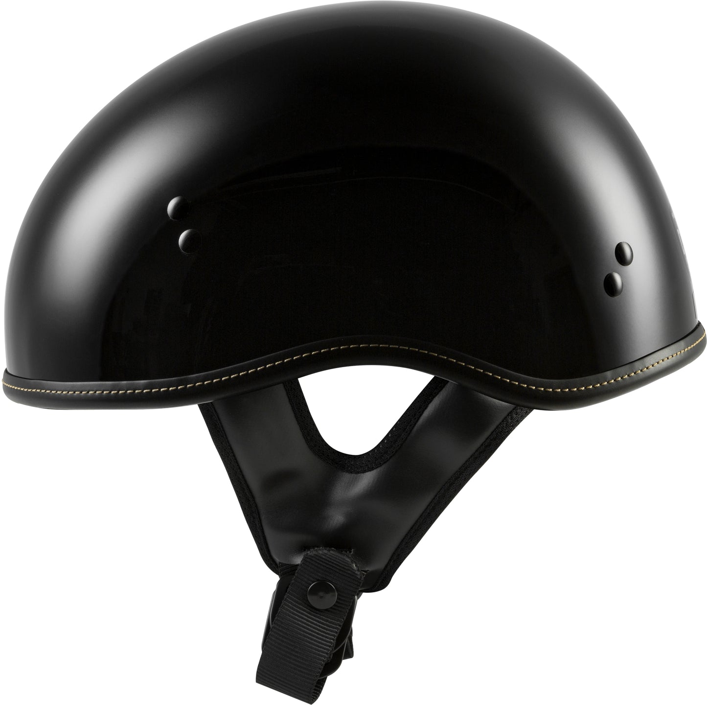.357 Solid Half Helmet Gloss Black 2x